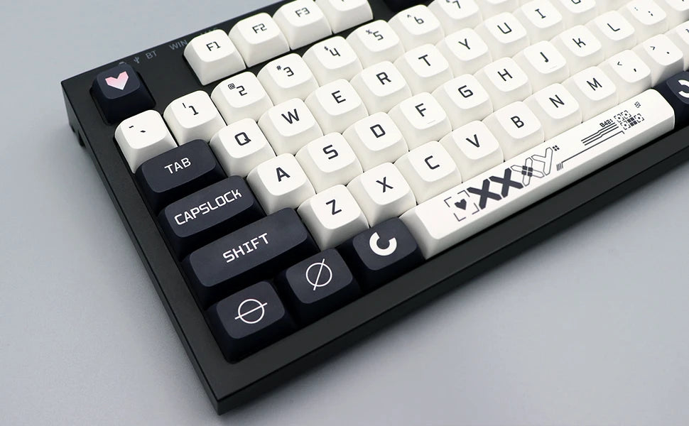 Printstream Theme XDA Keycaps – German / French / Spanish ISO Layout, Dye-Sub, for TKL87 / GMMK Pro / 7U AZERTY Keyboard