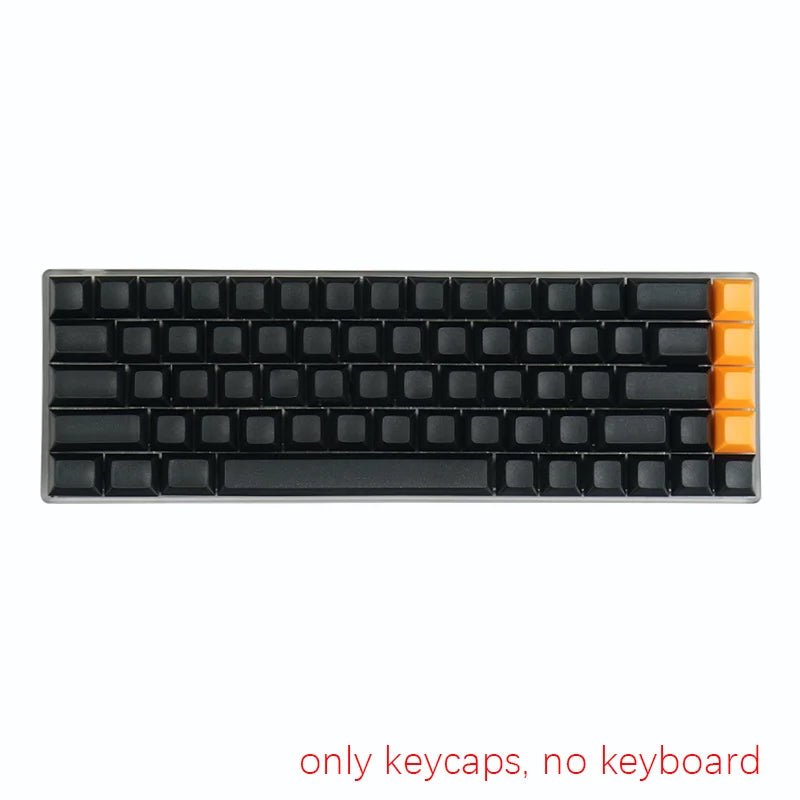 NPKC DSA Blank Keycaps – ANSI Layout, PBT, Retro Custom Keycap Set for Cherry MX Switch Mechanical Keyboard GH60 / XD / GK64