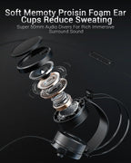 NUBWO Wired Gaming Headset – Stereo Sound, Noise-Canceling Mic, for PS4/Xbox One/PC