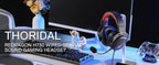 Redragon H730 USB Wired Gaming Headset – 53mm Drivers, 360° Spatial Sound, Detachable Noise-Canceling Mic