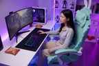 Home Comfort Gaming Chair with Asian Gamer