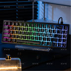 XVX Spider Web Keycaps – OEM Profile, Shine-Through IMD-Tech Keycap Set, 118 Keys, Black Backlight (Keycaps Only)